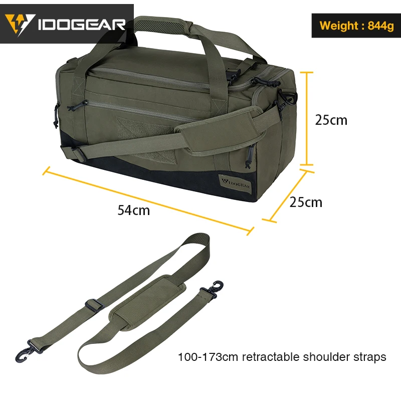 IDOGEAR Tactical Deployment Bag 33L Capacity Sports Crossbody Bag Outdoor Hiking Shoes Bag 35117