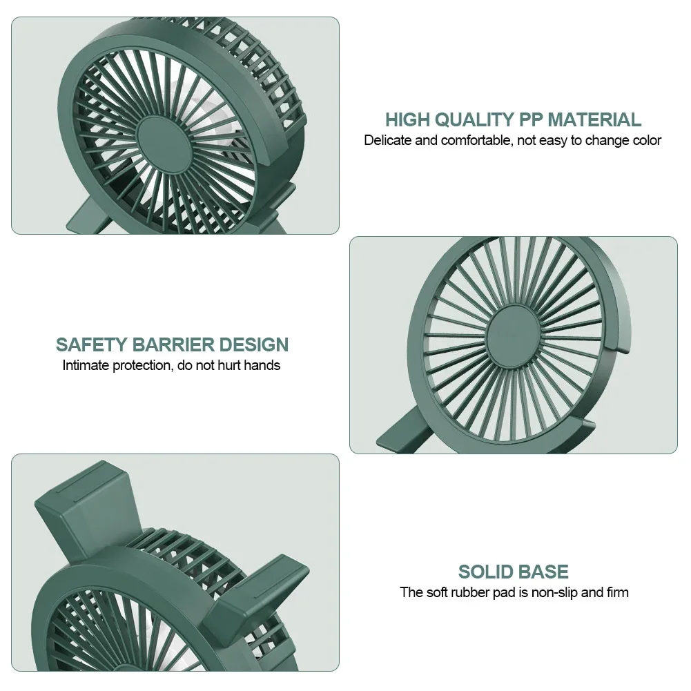 Electric Mini Fan Portable Cooling for Laptops Silent Usb Fan for Home Office outdoor Desktop Cooler Camping Air Mini Appliances