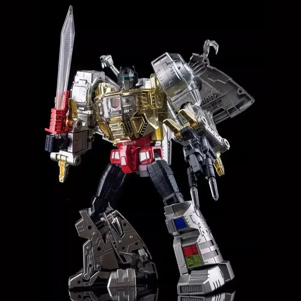 Transformation Toy Mp08 Grimlock Mp-08 Metal Color Enlarged Ko Version Action Figure Toy Collection Desk Decoration Toys Gift