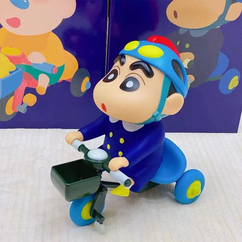 

Большой трехколесный велосипед Crayon Shin-chan, модель детской модели, подарок на день рождения, игрушечная кукла с орнаментом