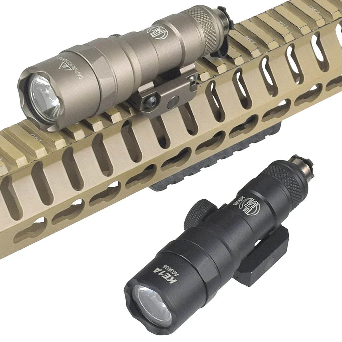 Tactical Surefire Flashlight M300 M300C M600 M600C Scout Light With Pressure Switch Dual Function Hunting Weapon Light 600 Lumen