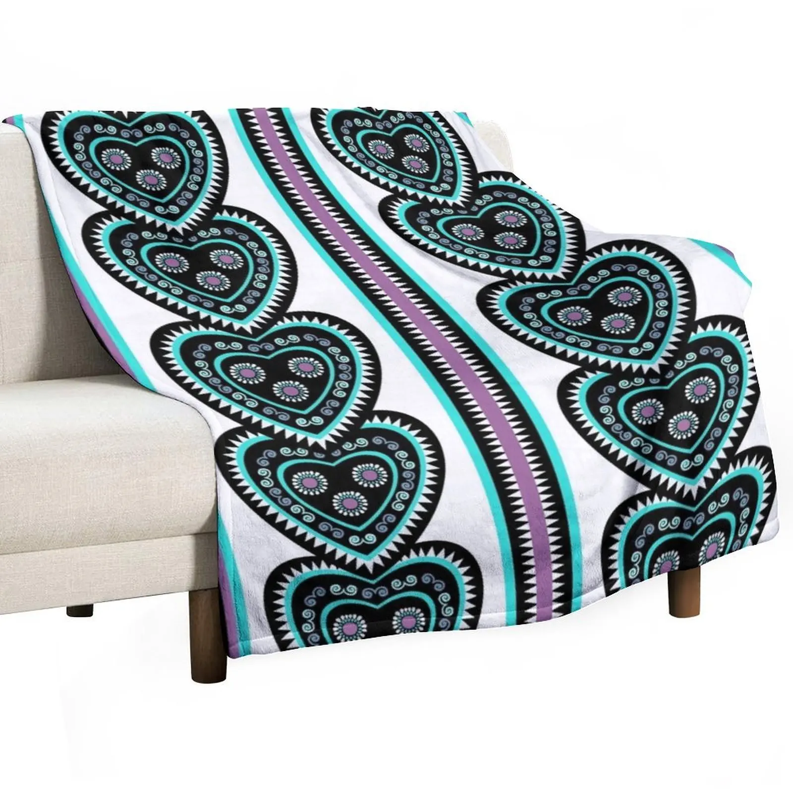 

Traditional Hmong embroidery Throw Blanket Bed linens Personalized Gift sofa bed Summer Blankets