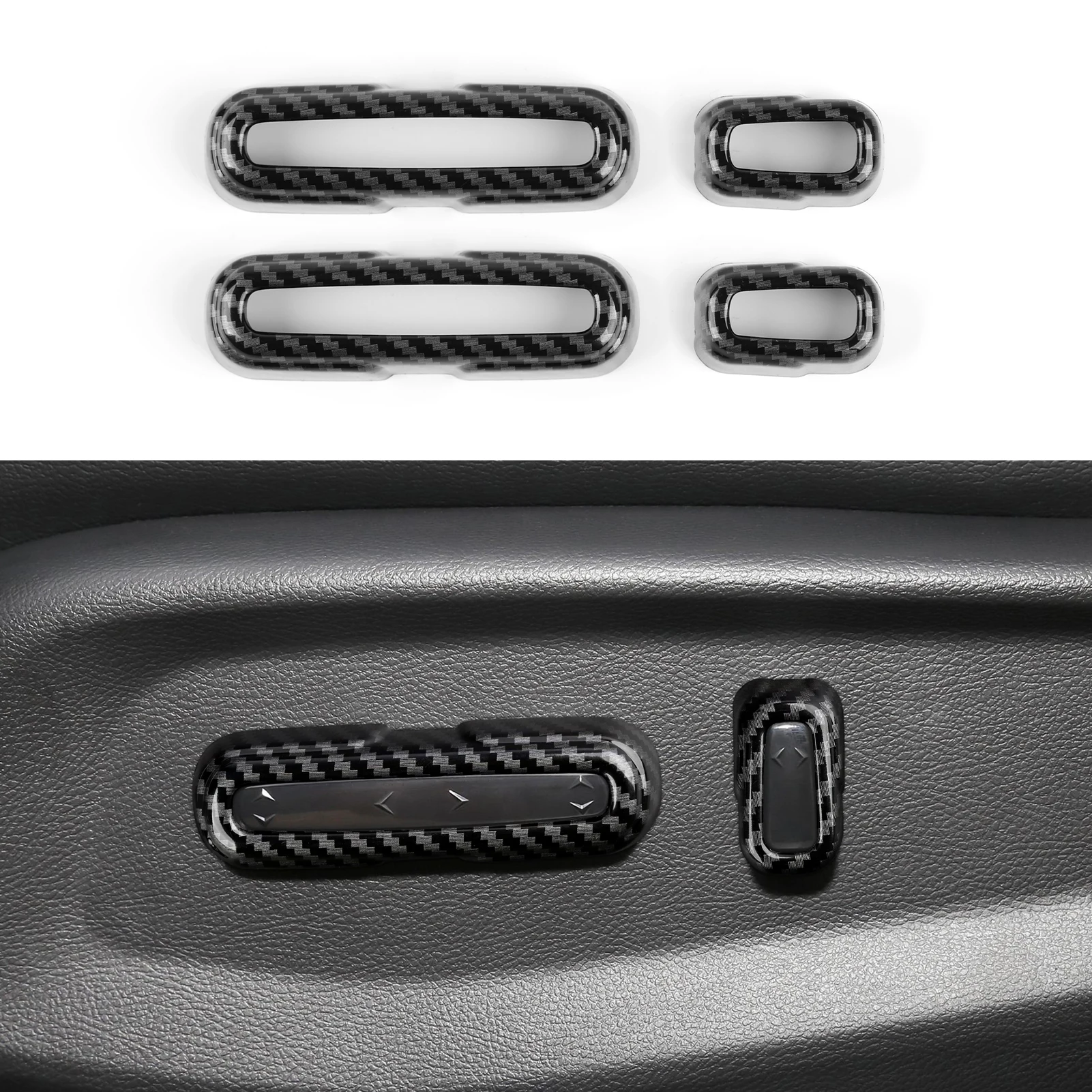 Auto-Mittelkonsole, Schalthebel, Lenkradverkleidung für Honda Accord 10. Generation 2018-2022 Zubehör. ABS-Kohlefaser-Innenausstattung. – Detail 27