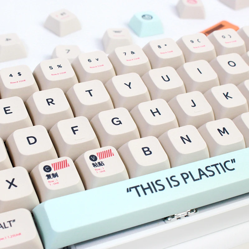 مجموعة أغطية مفاتيح XDA 137 جديدة PBT Profile مخصصة للوحة المفاتيح الميكانيكية للألعاب MX Switch