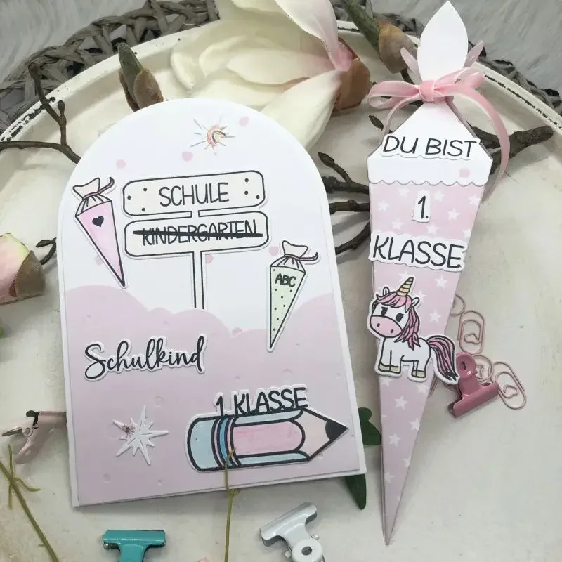 قوس قزح من قوس التنورة 2025 قوالب القطع المعدنية الجديدة لسجل القصاصات مذكرات الديكور قالب النقش لتقوم بها بنفسك بطاقات المعايدة اليدوية