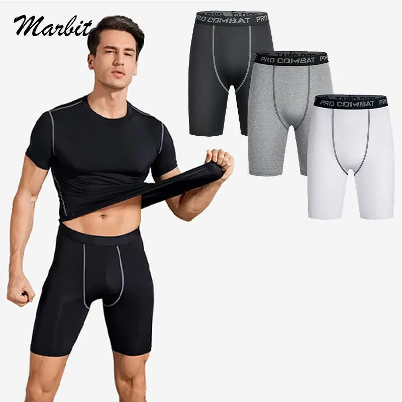 

1Pc Outdoor Shorts Fitness Tights Leggings Men's Running Exercise Sports Tight Stretch Quick Dry Pants Basketball Training