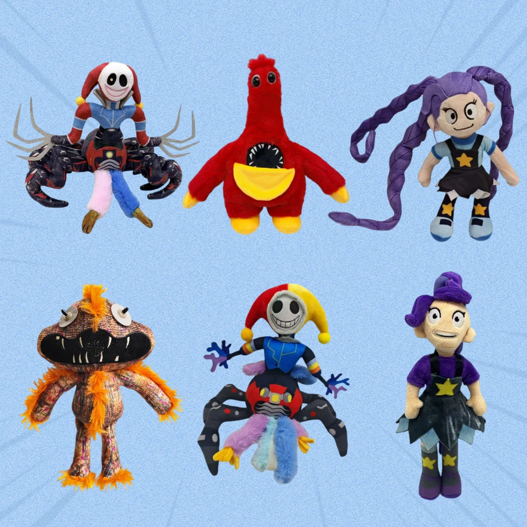 Novo Brinquedo de Pelúcia do Jogo Horror Game 5: Protótipo Roxo Lily Lovebraids, Boneca de Pelúcia Chum Chompkins, Brinquedo de Anime, Presente de Natal e Halloween