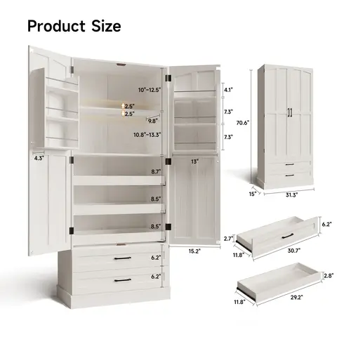 8 best sales रसोई पेंट्री कैबिनेट - №2