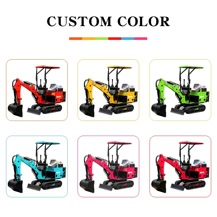 

YG Mini Small Digger 0.8Ton 800kg 0.8tonne Crawler Excavator Hydraulic Eskavator Garden Excivator Microescavatori