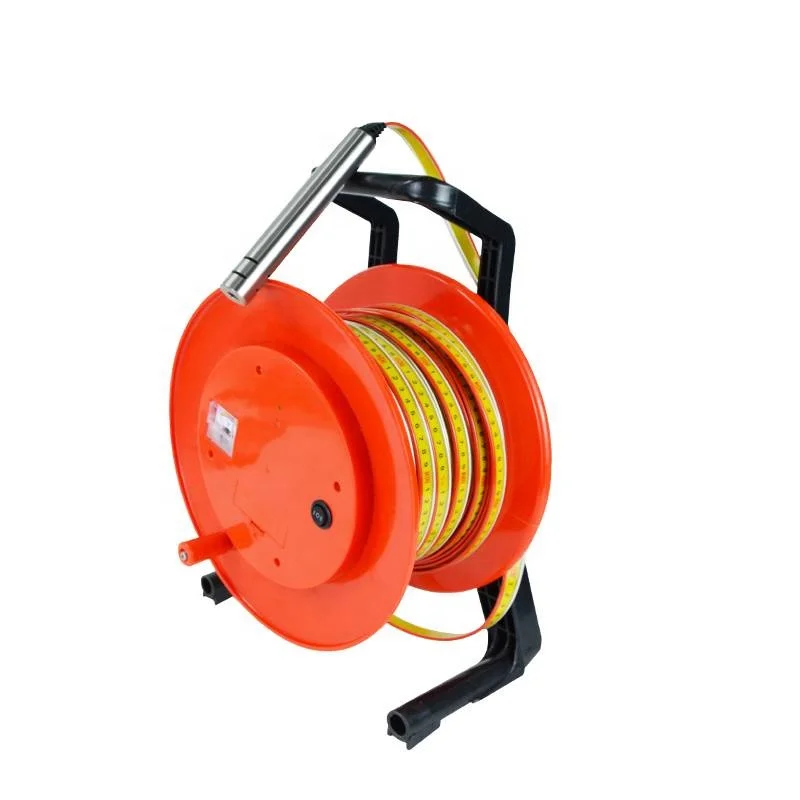 30m 50m 100m 150m 200m 300m 400m 500m Steel Ruler Portable Piezometer Dip Meter Battery Powered Deep Well Water Level Indicator