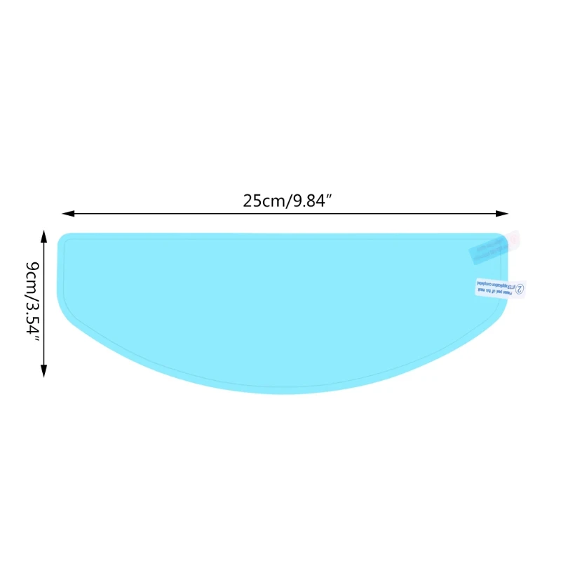 652F 안개 방지 범용 방수 오프로드 오토바이 헬멧 렌즈 필름 K4 AX8 헬멧 용 클리어 바이저 쉴드 패치 스티커