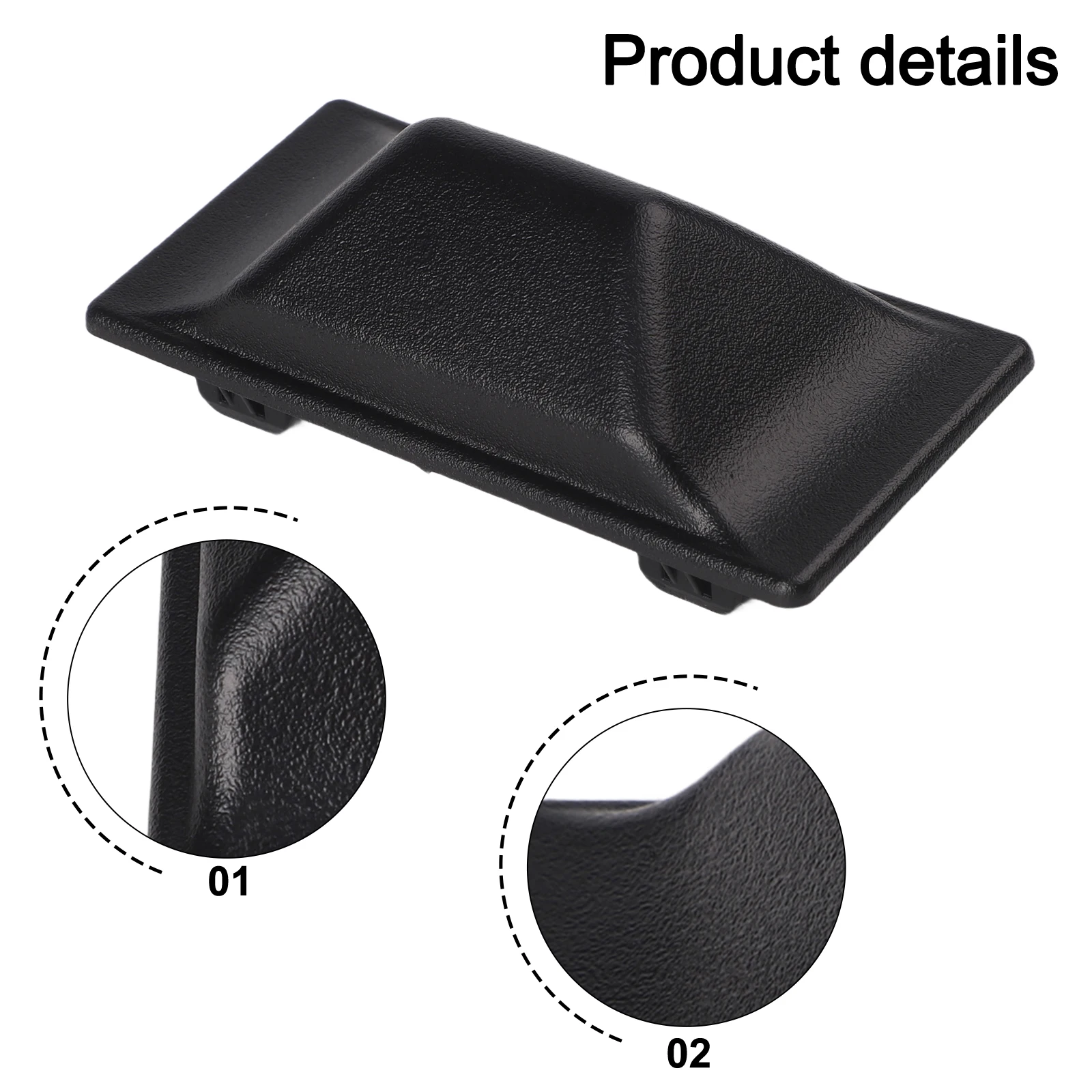 Replacement Tailgate Camera Decor Plate for Jeep For Renegade 2015 to 2022 Fits OEM Part Numbers 5UX73RXFAA 5UX73LXHAA 735631060