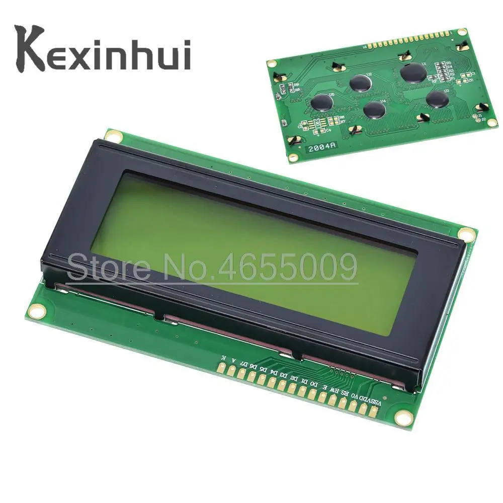 LCD2004 Iic/I2C Lcd Display Monitor 2004 20X4 5V Karakter Blauw/Groen Backlight Scherm LCD2004 Iic I2C voor Arduino Lcd Display