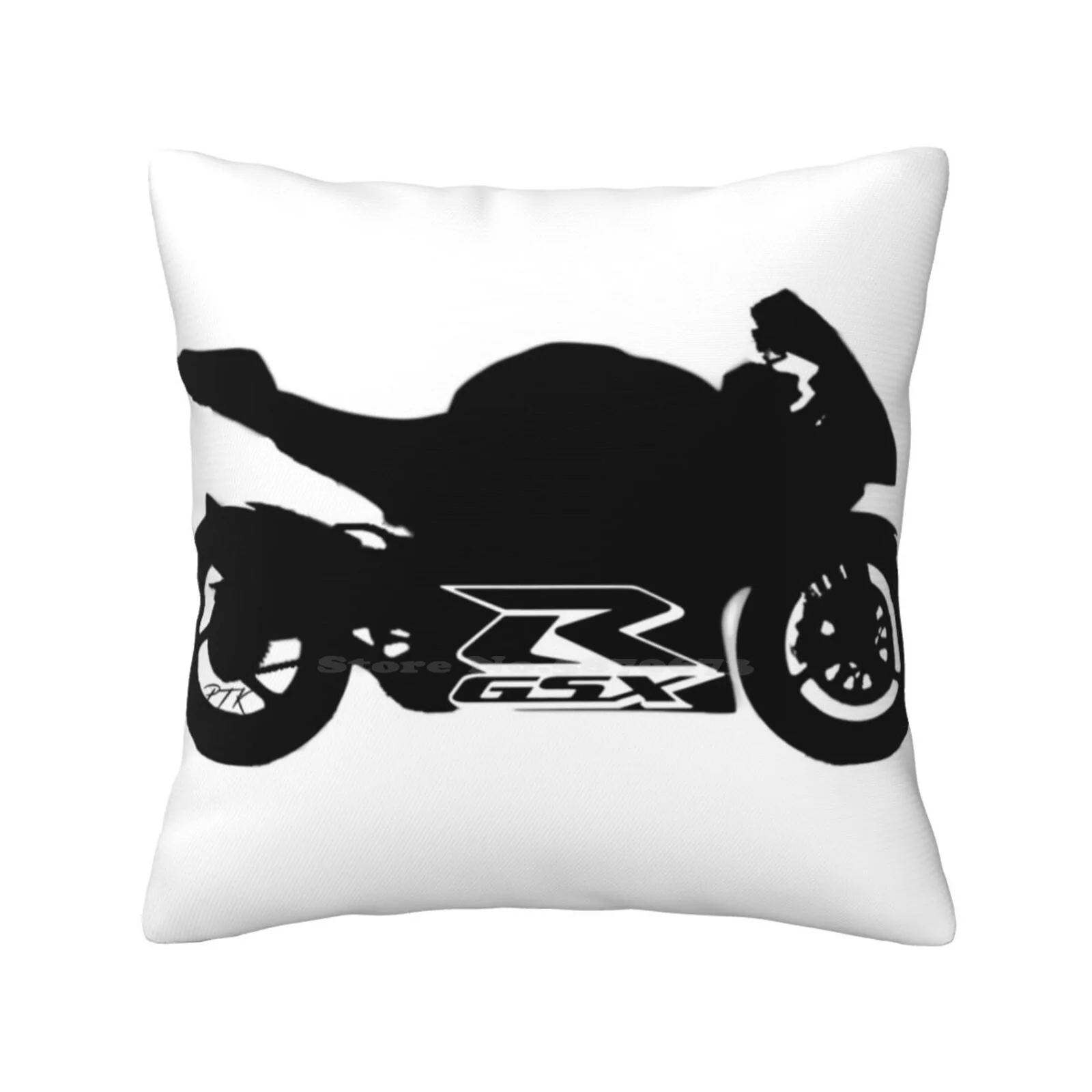 Gsxr Silhouette Pillows Case Bedroom Home Decoration Gsxr600 Gixxer Calamari Race Team Ptk Moto Ptk Designs Motorcycles Bike