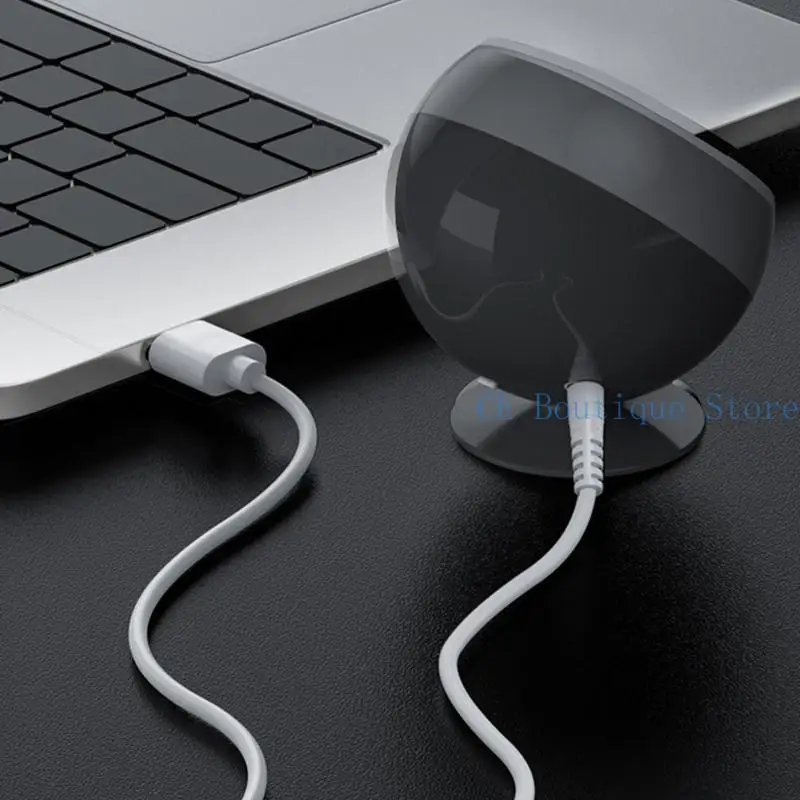 652F Straight for DC Power Connector Adapter 3.5 x 1.35mm Barrel Plug to USB Power Cable for Speaker Table Lamp