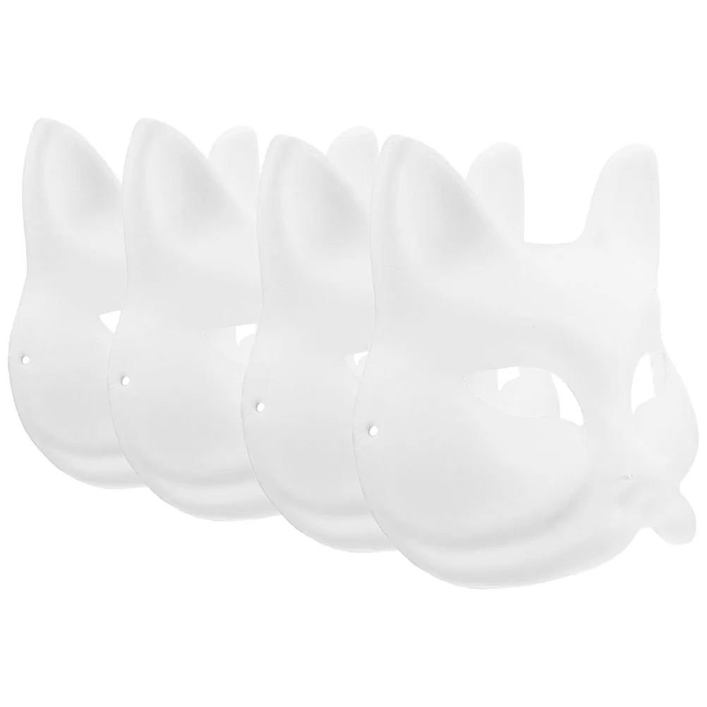 4 шт. пустая маска Diy Маски для макияжа для поделок для украшения бумаги Маскарад Мисс