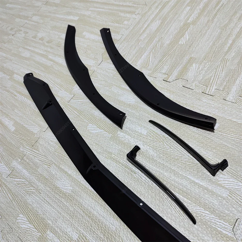 Front Bumper Lip Spoiler Splitter Diffuser Cover For Mercedes Benz C Class W205 C205 C63 C63s AMG 2015-2022 Body Kit Tuning