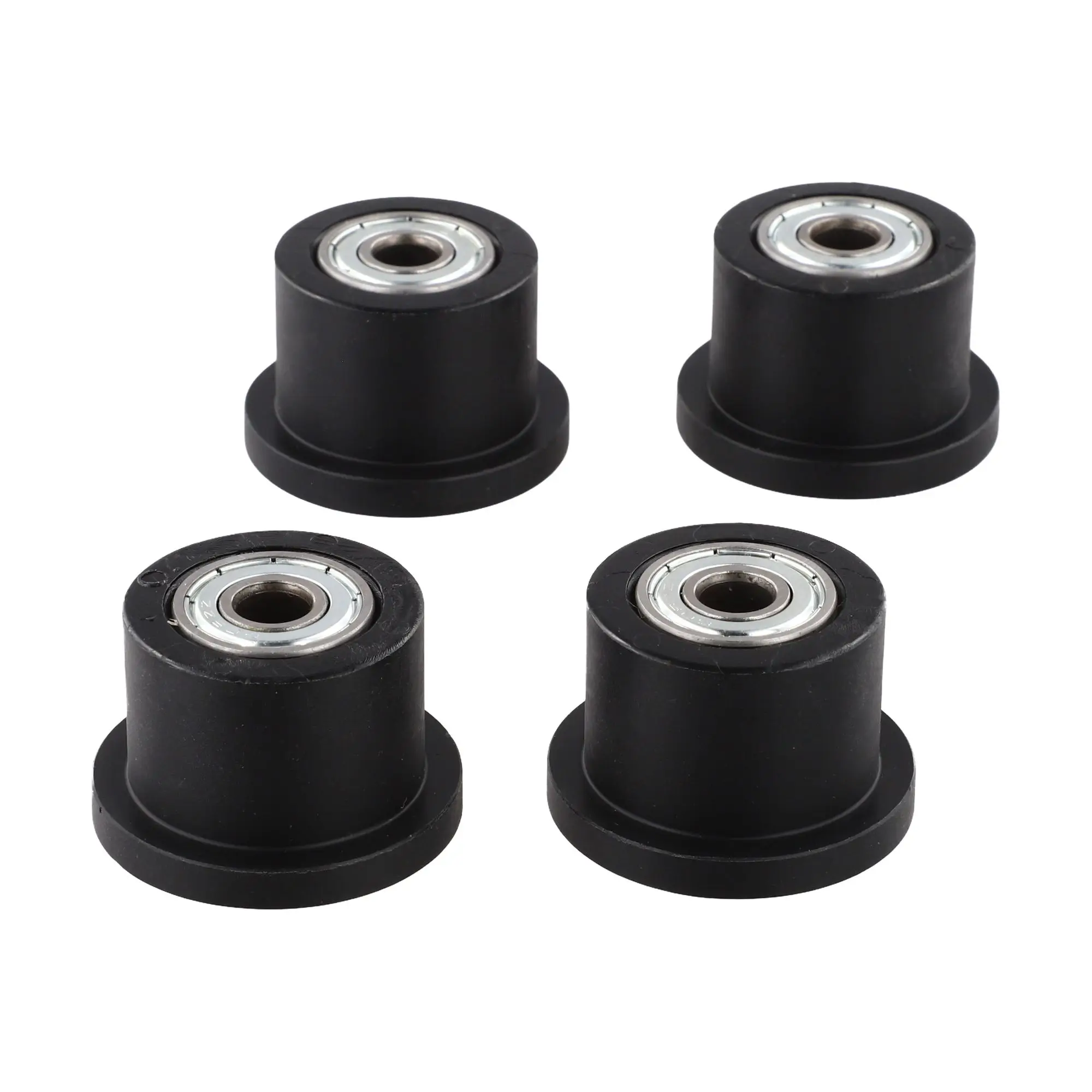 4pcs Roller Wheels For Rowing Machine Seat Cushion Aperture 8mm Replacement Rower Seat For Fitness Rower Sliding Mechanism Parts