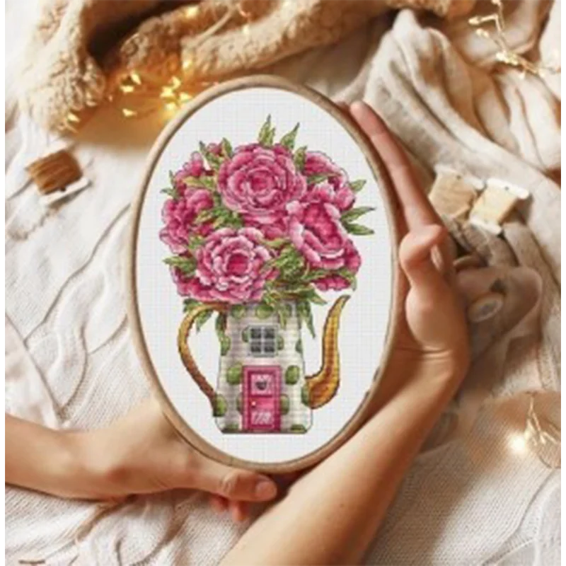 7134 çapraz dikiş setleri çapraz dikiş resimleri 14ct 18ct Stich çapraz dikiş kiti nakış iğne sanat ve zanaat komple kiti hobi