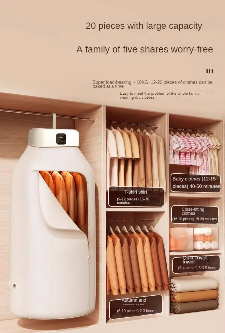 2025 mais novas inovações automática portátil casa máquina secador de roupas dobrável design pendurado na parede máquina secador de roupas do bebê