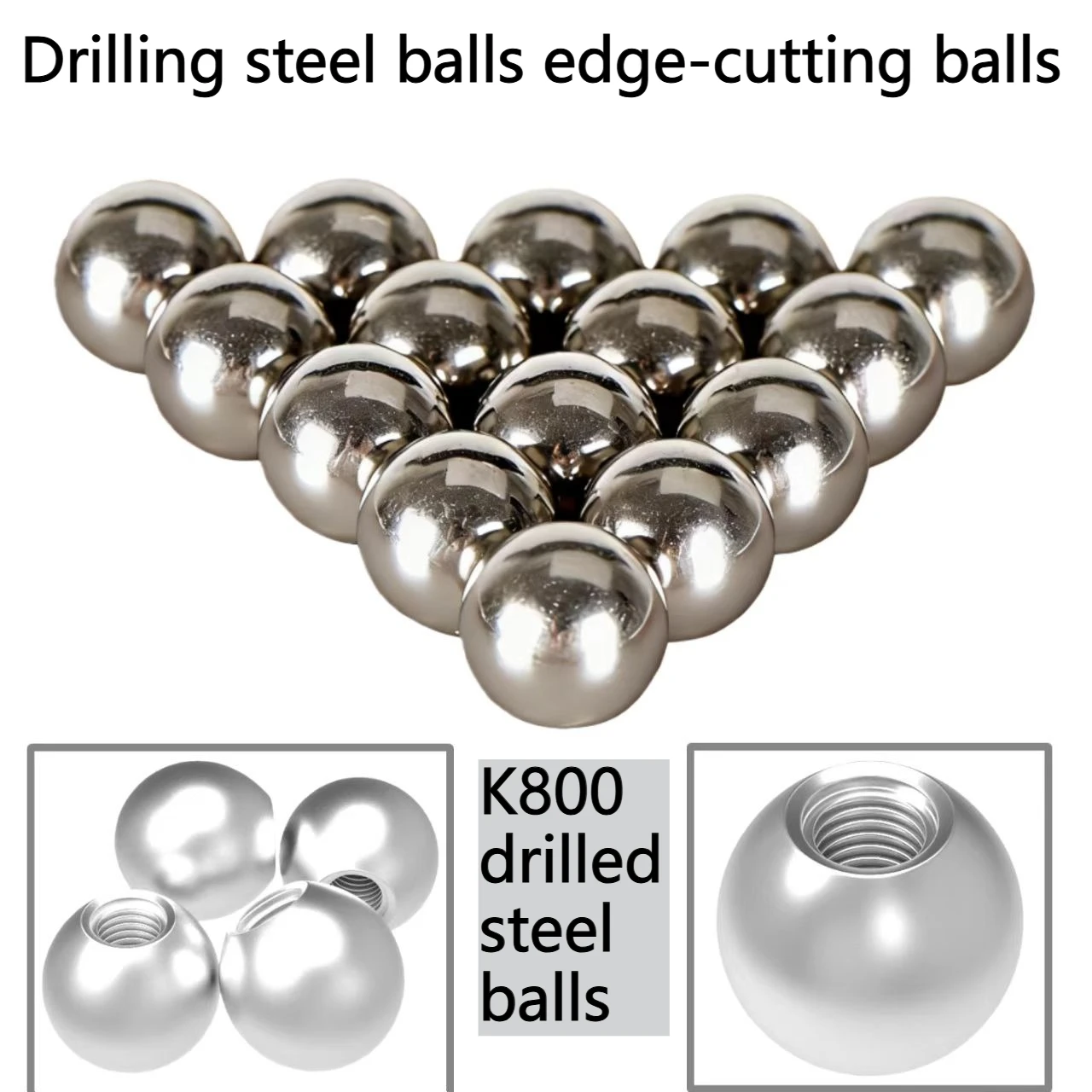 

10 шт. K800 сверлильный стальной шарик специальная обрезка из нержавеющей стали штамповка и резьба обработка винт 3D-принтер
