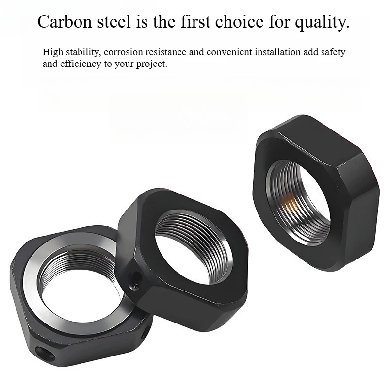 RN square precision lock nut Ball screw bearing anti-loosening and anti-retreat square nut M5M6M8M10