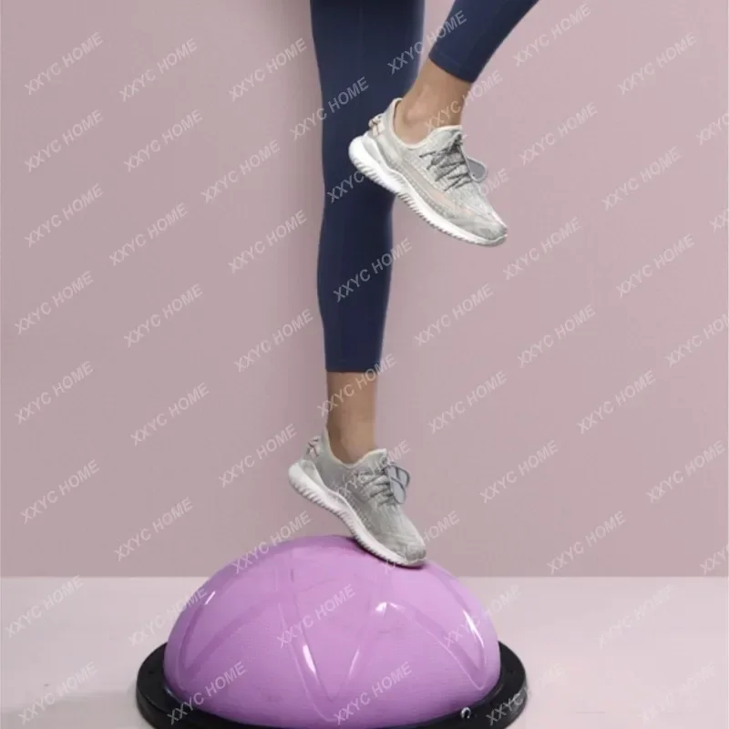 Wave Speed Ball Semi-circular Balance Thickened Explosion-proof Yoga Ball Pilates Foot Stepping Fitness Equipment 2024