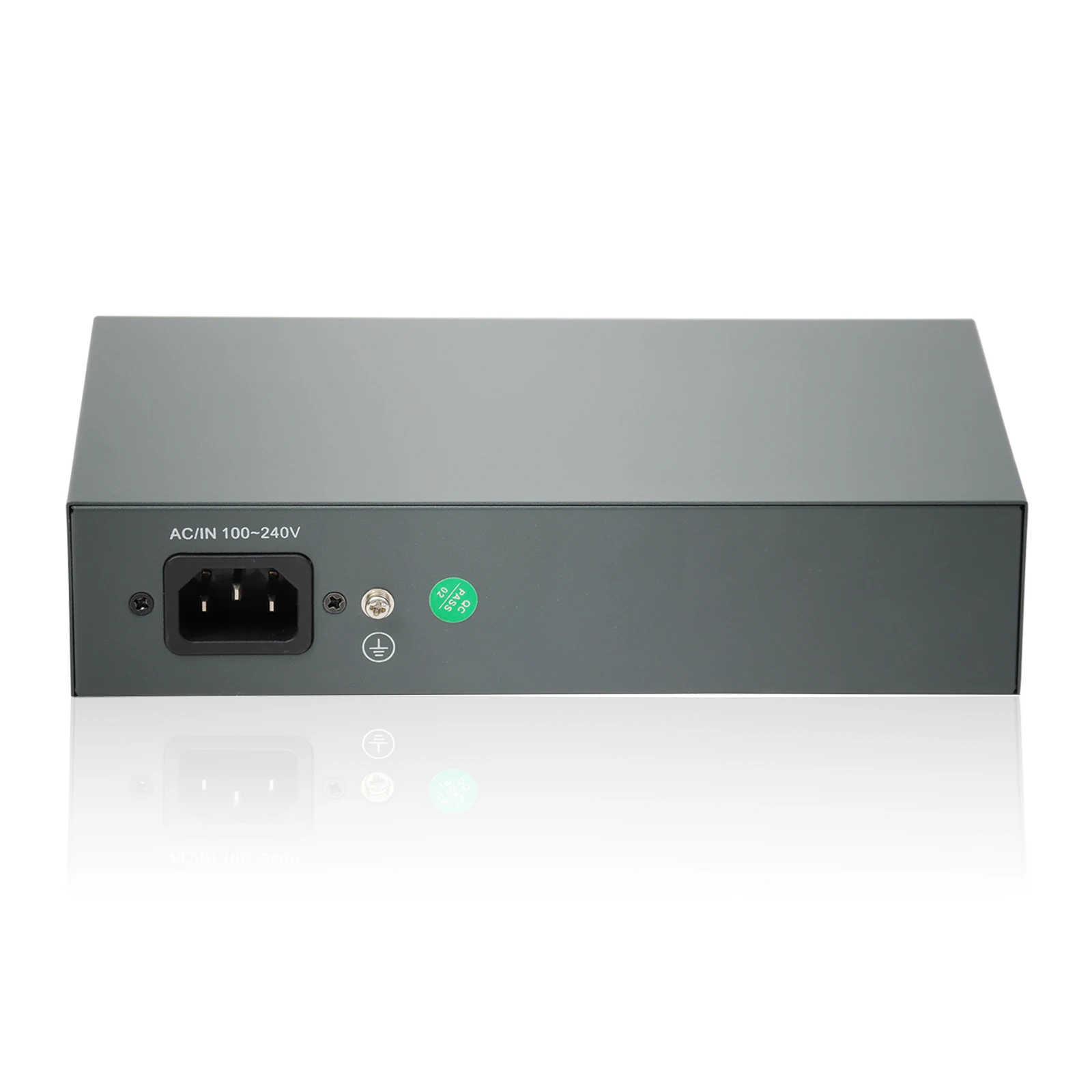 KeepLiNK 11-Port Gigabit AI PoE Switch 8 PoE 2 RJ45 1 SFP 1G Uplink 120W Unmanaged Network Switch for CCTV