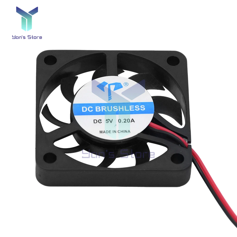 DC 5V/12V24V 2 Wire Cooling Fan oil-containing For Computer CPU Notebook PC Silent Fan DC4007 4CM