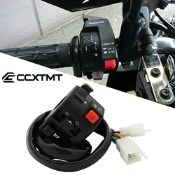 Motorcycle Scooter ATV Far Near Beam Electric Start Switch Horn Turn Signals Switch Light Button For KTM Honda Kawasaki Yamaha
