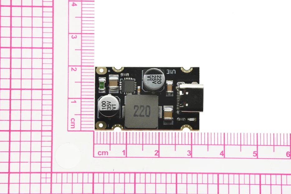 PD65W Step-Down-Modul Schnelllade-Modul Typ-C DC8-32V 3.25A Schnittstelle PD3.1 PPS Schnellladung QC3.0 SCP – Detail 2