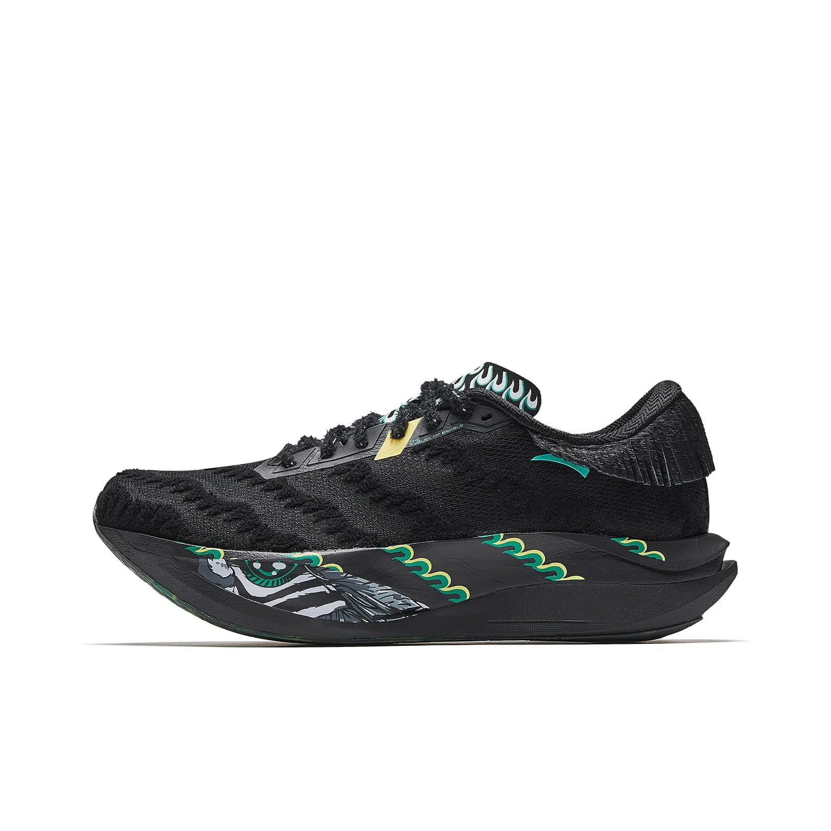 Anta C202 7.0 Low top Carbon Plate Casual Marathon Running Shoes Men's Basic Black 112545563R-1