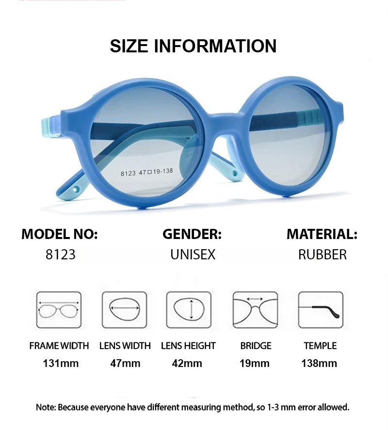 Kids Sunglasses Optical Glasses Children Eyewear TR90 Rubber Fashion Ultra Light Flexible Clip on Spectacle Frame Magnetic