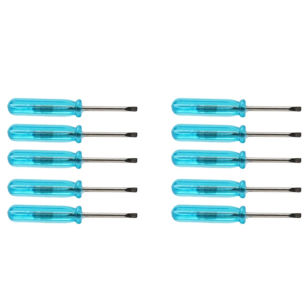 10pc Mini Slotted Cross Screwdriver Portable Screws Driver For X-Box Laptop Repair Hand Tool 1.5+/1.5-2.0+/2.0-/3.0+/3.0- Set