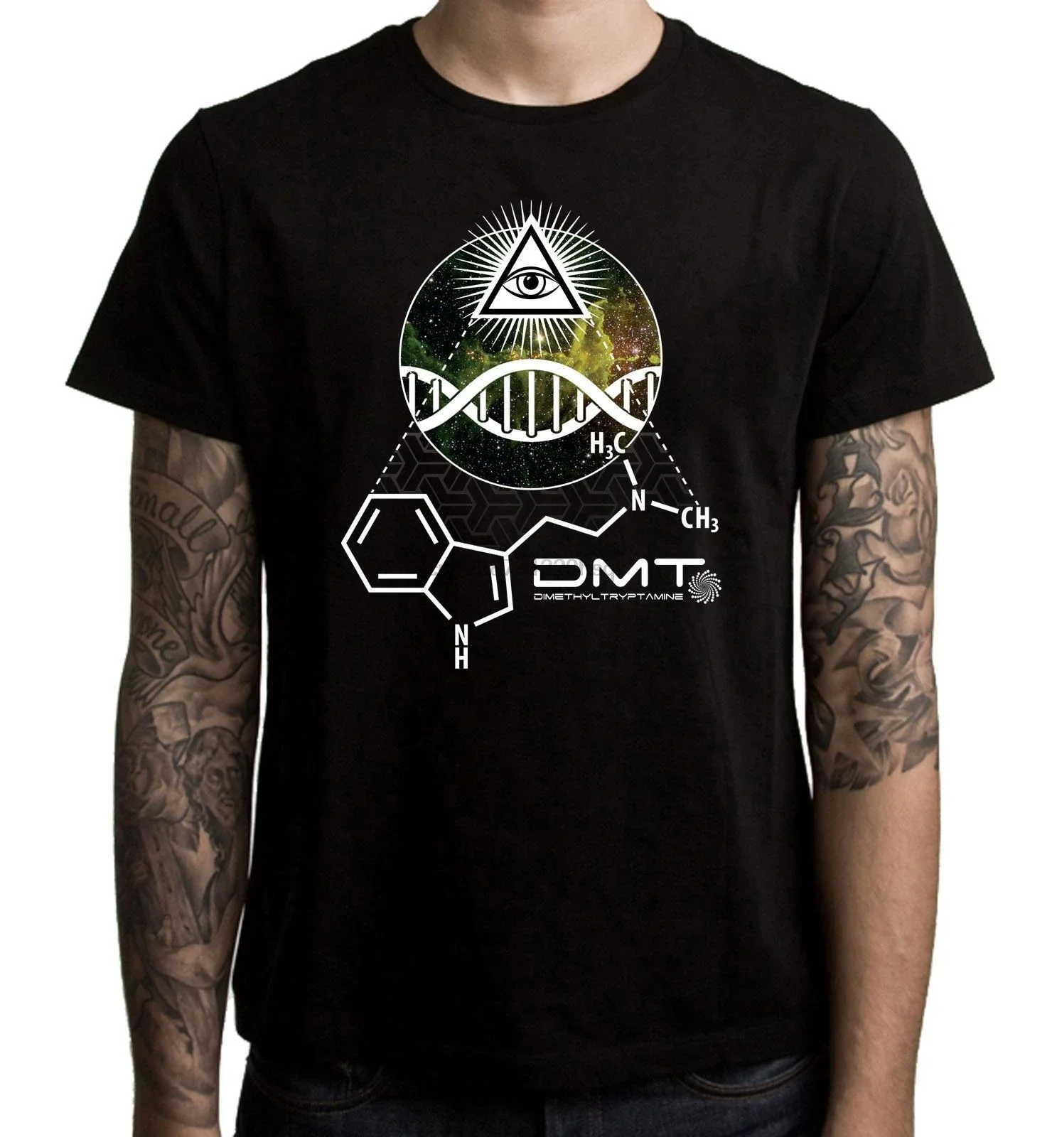 

Dmt All Seeing Eye Psychedelic Men T Shirt Cool Casual Pride T Shirt Men Unisex New Fashion Tshirt Loose Size Top Ajax