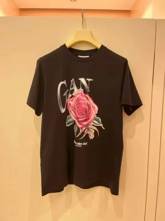 

Женская летняя хлопковая футболка с забавным принтом вишни, топ Y2k, модная большая футболка для пар, женские свободные повседневные футболки