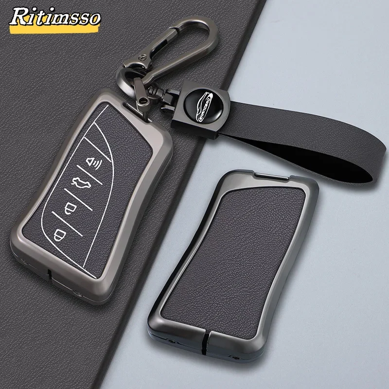 3 4 Buttons Alloy Car Key Case Cover Fob Shell for Lexus UX ES UX200 UX250h ES200 ES300h ES350 US200 US260h Protector