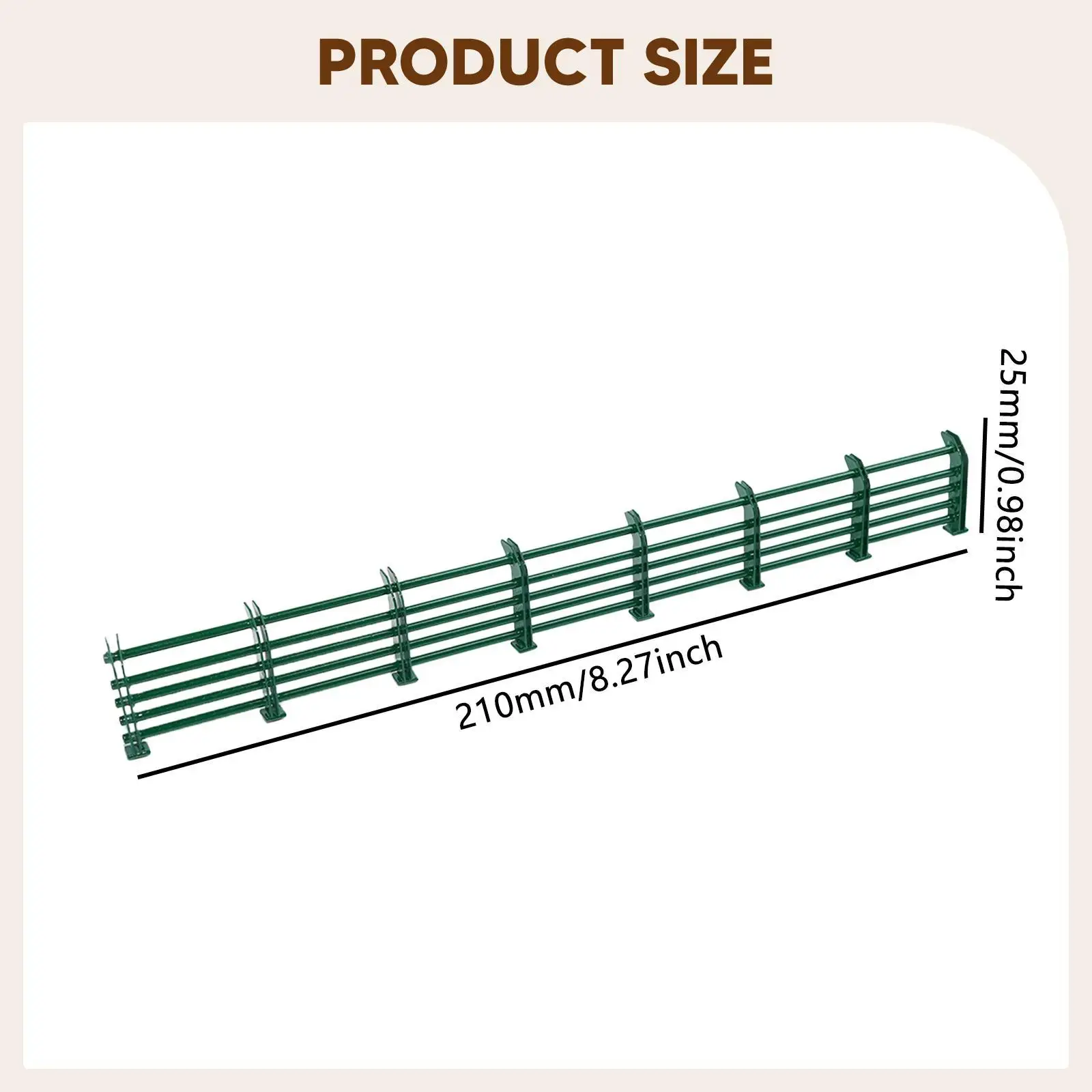 미니어처 고속도로 가드레일 미니어처 안전 장벽 DIY 액세서리 역할 놀이