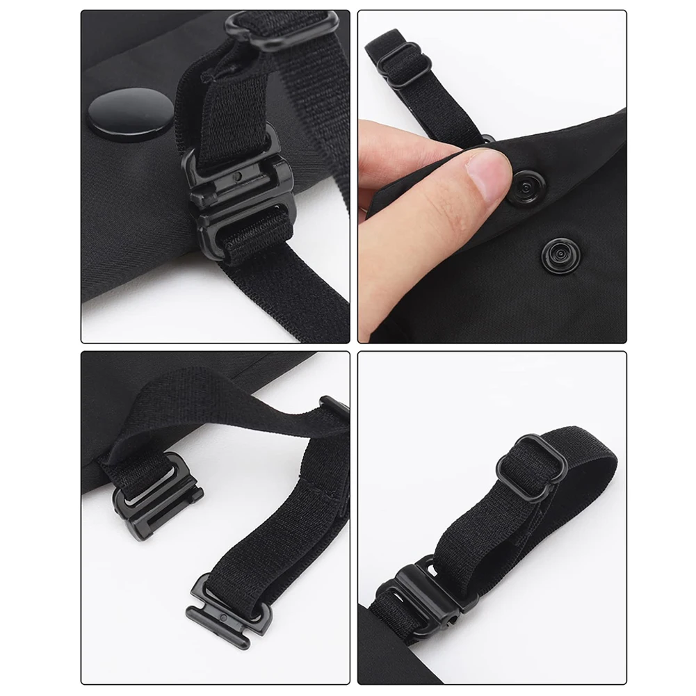 Women Hidden Bra Wallet Solid Color Secret Travel Wallet Flap Clasp Money Belt Pouch Pickpocket Belt Cotton for Money Valuables