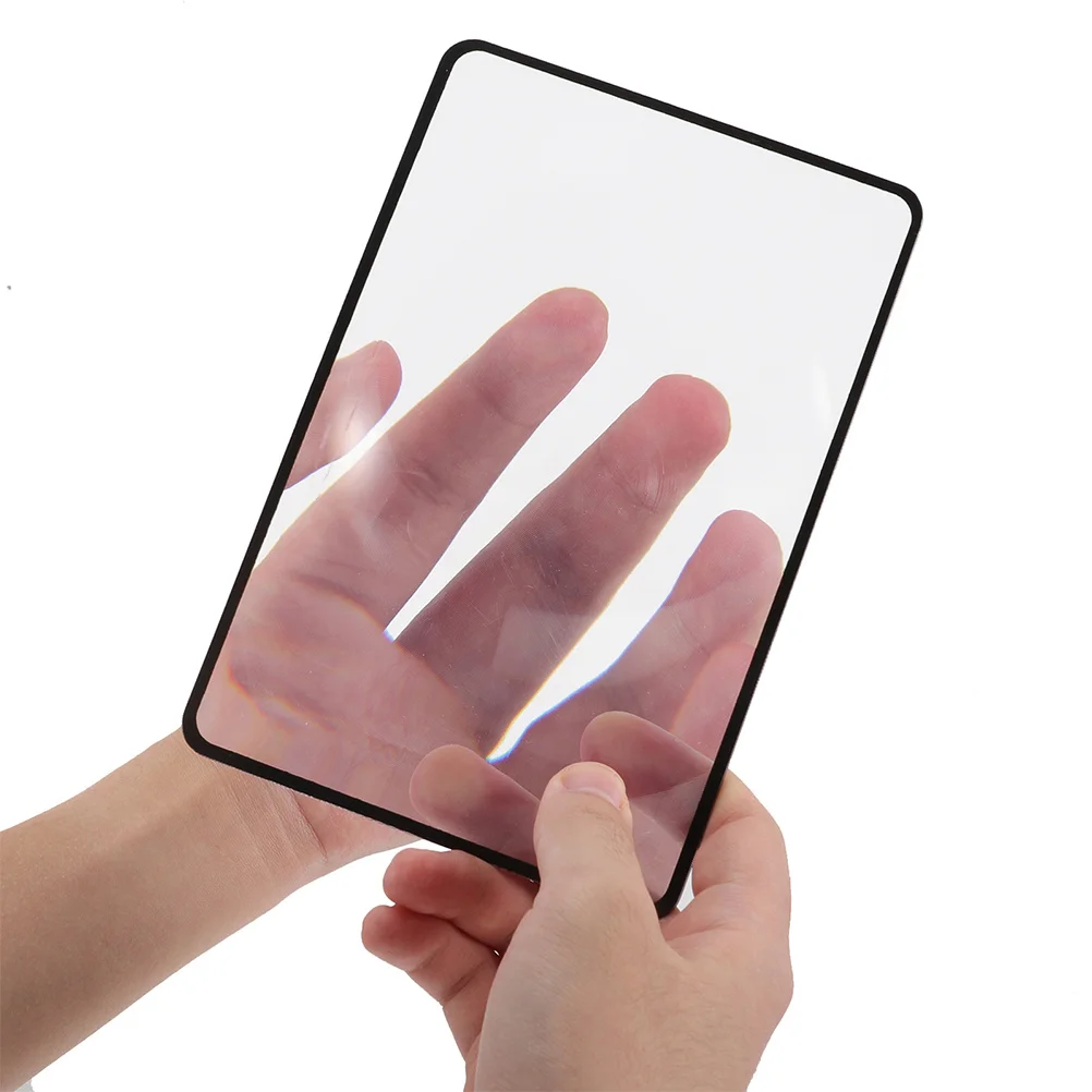 2 قطعة المرجعية المكبرة صفحة كاملة القراءة المكبر ورقة رقيقة جدا شفافة بولي كلوريد الفينيل لكبار السن خفيفة الوزن صفحة الكتاب المكبر #2