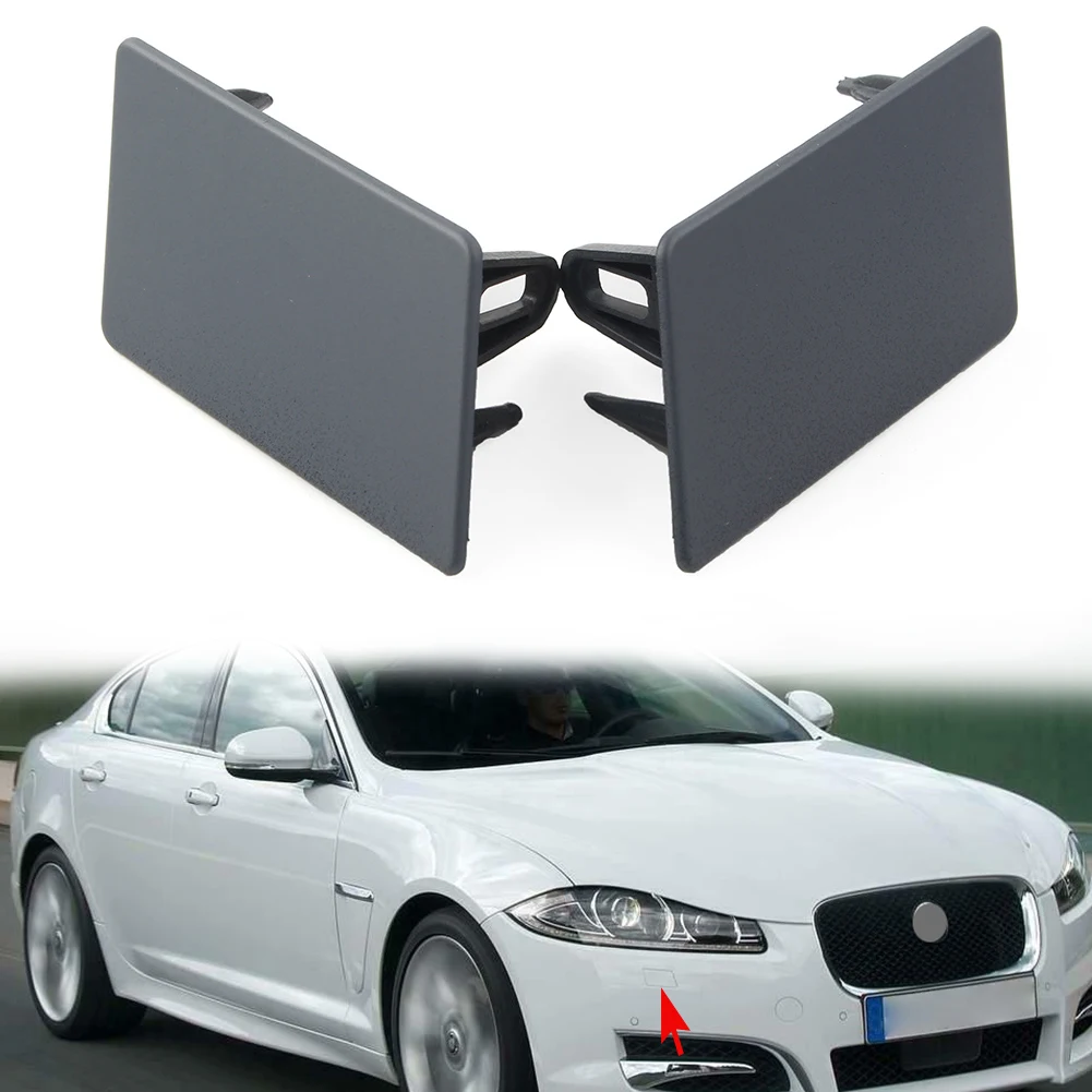 1Pc Car Headlamp Washer Cover Cap For Jaguar XF X250 XFR XFR-S 2012 2013 2014 2015 C2Z16547 JA1049100 C2Z16548 JA1048100