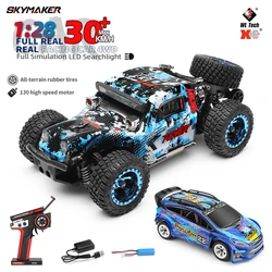 WLtoys 1/28 rc samochód 284010 284161 4WD Drive Off-Road 2.4G 30 KM/H szybki samochód 1:28 rajdowy zabawkowe samochody wyścigowe na prezent dla dzieci