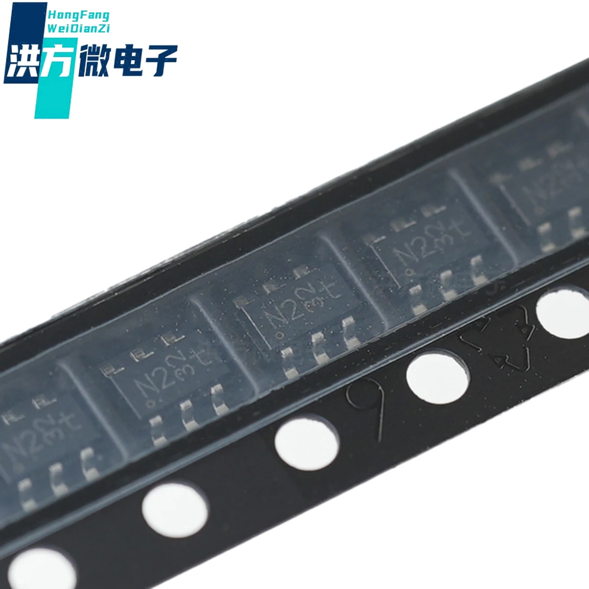 20-200PCS original, transistor (BJT) 600mW 45V 500mA，2 PNP (dual), SC-74-6：BC807DS,115，Marking code:N2