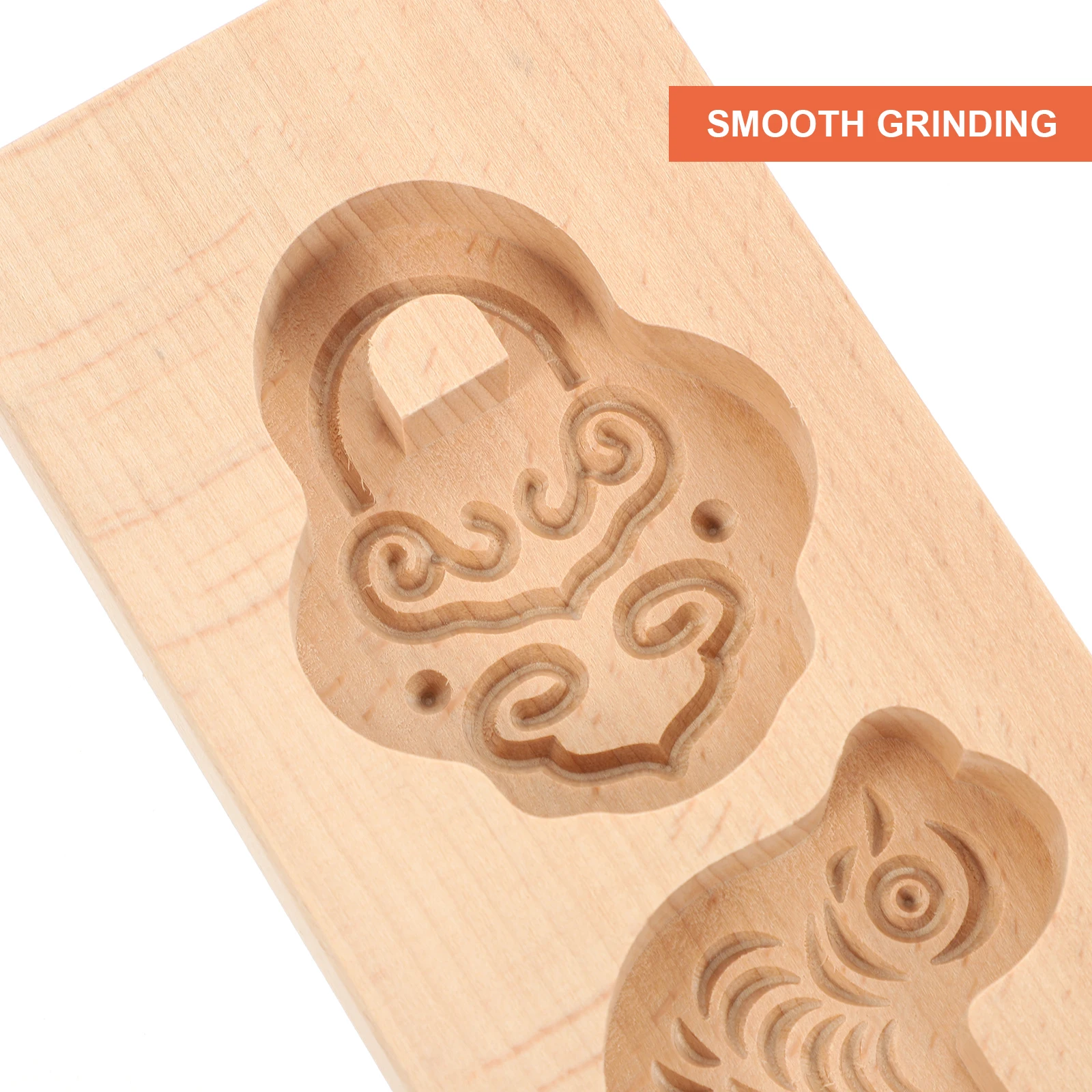 

Creative Mooncake Mold Baking Tool Traditional Chinese Festival Cake Mold Wooden Press Design For Cookies Sweets Chocolate