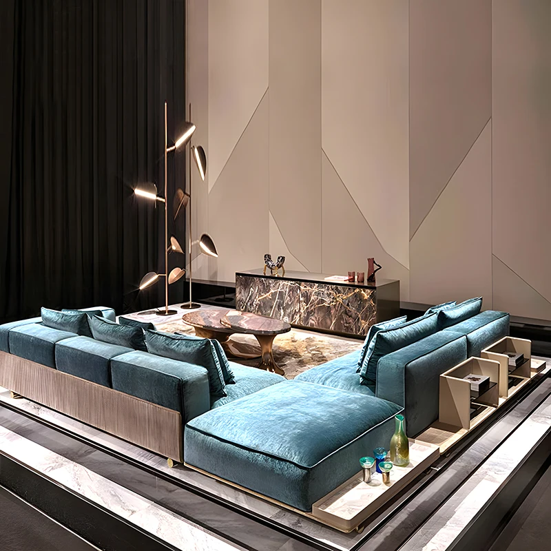 Manufacturers Lounge Sofa for Home Luxury Sectional Sofa Design Modular Sitting Room Couch Living Room Sofas Set Furniture