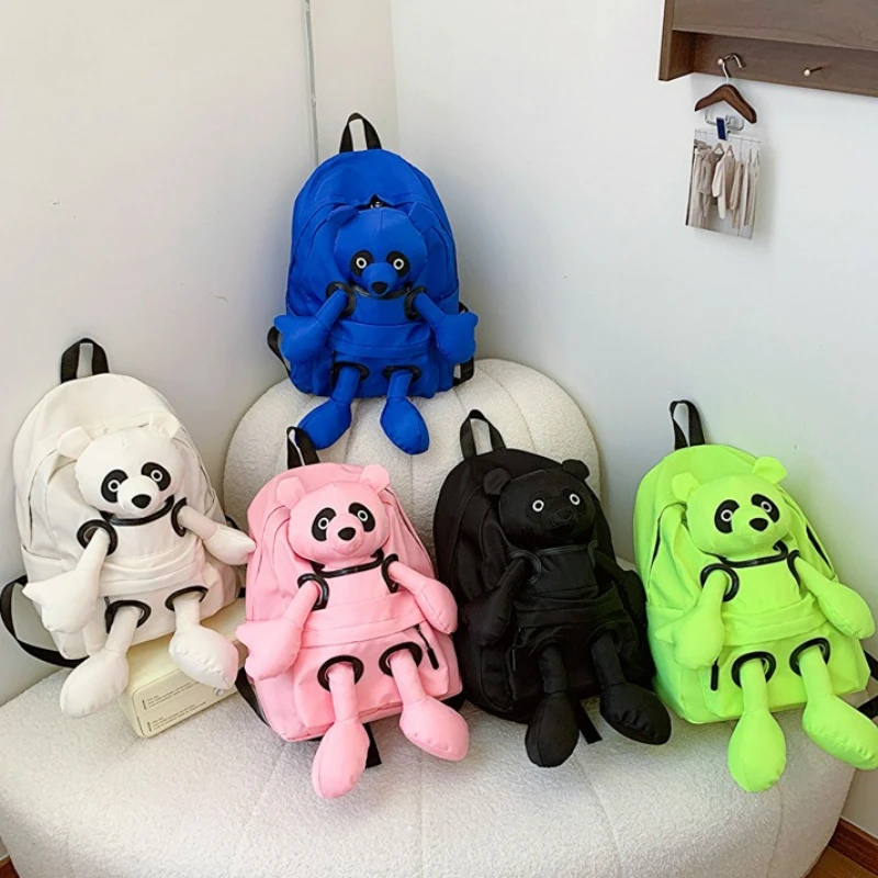 Новый мультяшный 3D-рюкзак, однотонный, многофункциональный, женский дорожный рюкзак, модный, высококачественный, большой вместимости, студенческий рюкзак