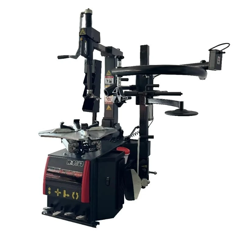 W-8083 CE Специальный автоматический шиномонтажный станок для задней плитки Трехточечная система с правым вспомогательным кронштейном
