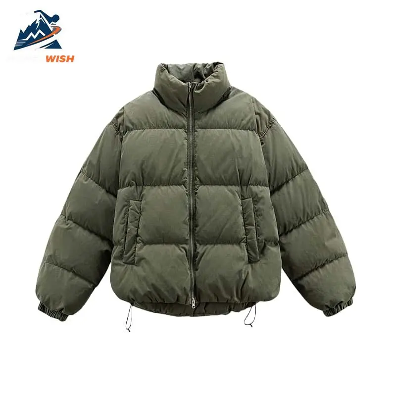 MONEYWISH أسفل سترة 2025 جديد بسيط الأبيض بطة أسفل سميكة مكافحة الباردة الدافئة معطف قصير في الهواء الطلق الكورية سترة شتوية غير رسمية