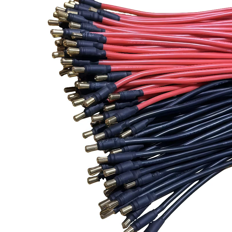 3,5-mm-Bananenstecker 16AWG 25CM Motorverlängerungskabel 10 Stück Modellflugzeugmotor elektrisch verstellbares Verlängerungskabel