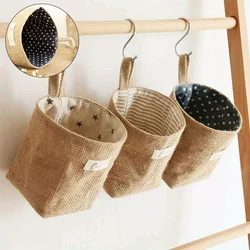 1PC Decor Hanging Pocket Small Sack Sundries Organizer Cosmetic Organiser Storage Bag Storage Baskets